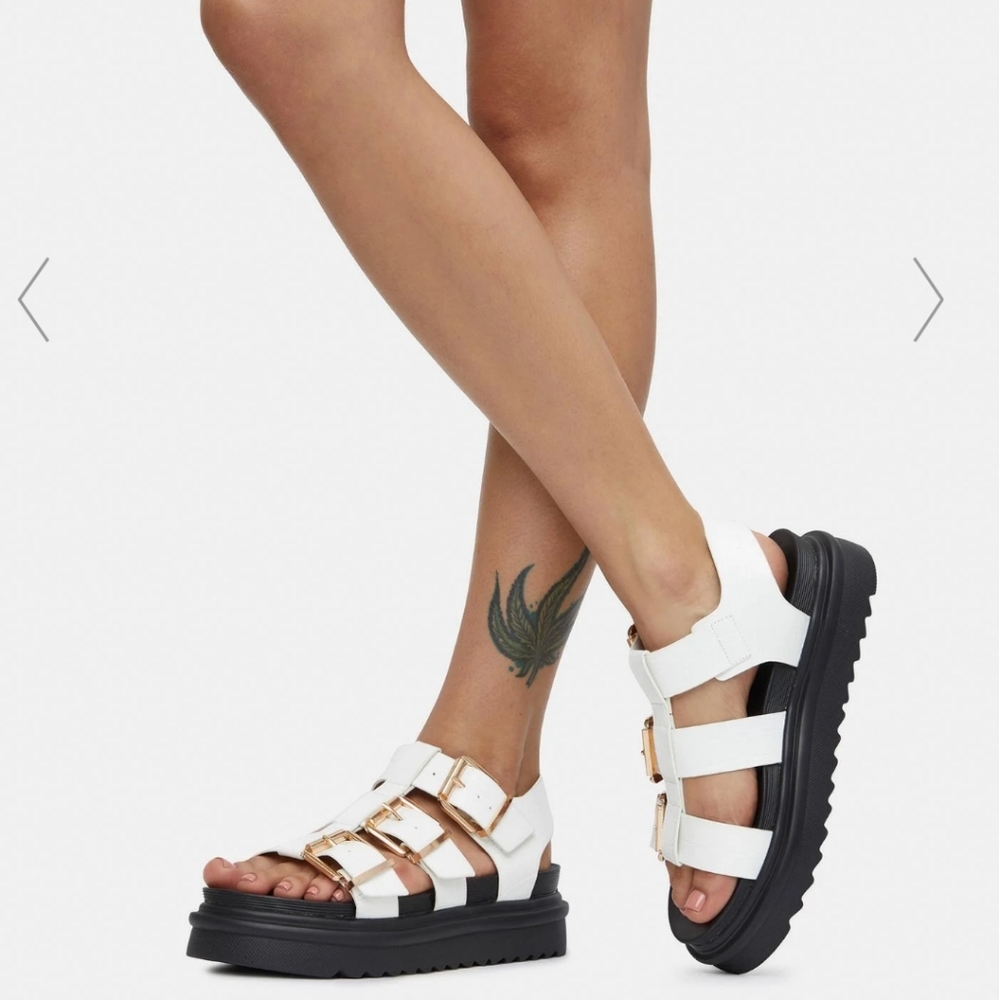 BRAND NEW Privileged Gladiator Platform Sandals